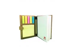 China Promotional Hardcover Art Paper Custom Printed Notebooks With A Pen And Tips supplier