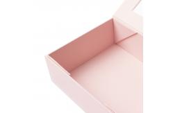 China Custom Luxury Gift Packaging Cardboard Box With Clear Window Artwork Printing Manufacturer supplier