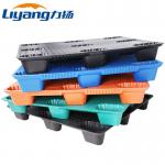 Large Euro Plastic Pallet Stackable HDPE Pallets Four Way Forklift Entry