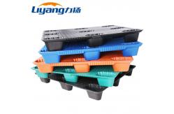 China Large Euro Plastic Pallet Stackable HDPE Pallets Four Way Forklift Entry supplier