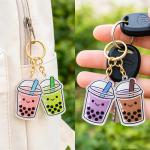 Wholesales Holographic Keychain Lenticular Acrylic Key Chain Custom Key Ring Acrylic Charms Custom Acrylic Keychain