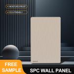 8mm Thickness SPC Wall Panel Stone Plastic Composite Eco-Friendly Ceramic Tile Indoor Decorative Panel  For Office Apartment Hotel Shower Room for sale