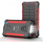30000mAh Solar Charger Power Bank 36000mah Solar Power Bank 133.2W Wireless Charging for sale
