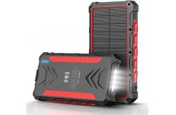China 30000mAh Solar Charger Power Bank 36000mah Solar Power Bank 133.2W Wireless Charging supplier
