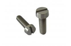 China Titanium Slotted Head Cap Screws Titanium Fasteners supplier