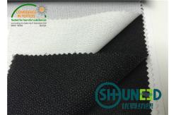 China 100% Polyester Bonded Interlining , Bump Interlining For Garments supplier