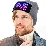 Bluetooth Programmable Display Screen Light Up Cap APP DIY for sale