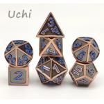 Handmade Durable Mini Polyhedral Dice , Neat Sharp Edges Micro Dice Set for sale