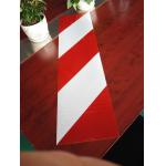 Red And White Chevron Right / Left Vehicle Reflective Tape Weather Resistant for sale