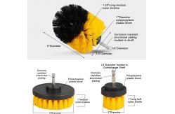 China Drill Brush Attachment  Cleaning Set All Purpose Medium Bristle Power Scrubber supplier