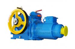 China Vertical / Horizontal 3Hz 4Hz Elevator Geared Traction Machine Motor supplier