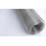 Silver Color Fence 2*2cm Galvanized Welded Wire Mesh Rolls Carbon Steel for sale
