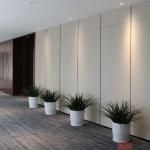 White Wooden Office Wall Dividers Sound Proof Partition Walls for sale