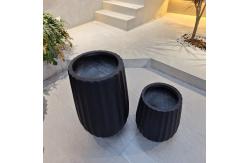 China Upgrade Gardening Game With Our Stylish Fiber Clay Planter Collection supplier