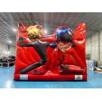 Digital Printing Inflatable Bounce House With Slides Miraculous Ladybug Inflatable Jumping Castle For Kids for sale