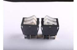 China R-210-DR0L-BBR Button Dpdt Momentary Rocker Switch Waterproof 16a 250VAC supplier
