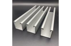 China Custom Size Aluminum 6065 C Profile Channel supplier