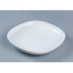 CIQ Approved Odorless Western Square Plain White Dinner Set