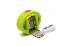 China Spring Open Cute Pencil Sharpener Geometric Shape supplier