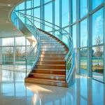 Innovative Stainless Steel Handrails with Flat Saddle Design for Glass Fencing for sale