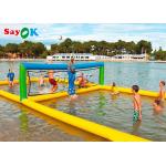 Airtight Multifunctional Floating Inflatable Water Volleyball Court Inflatable Water Floats