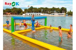 China Airtight Multifunctional Floating Inflatable Water Volleyball Court Inflatable Water Floats supplier