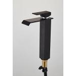 Black SUS Spray Paint Basin Above Counter Wash Basin Faucet for sale