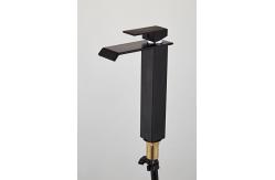 China Black SUS Spray Paint Basin Above Counter Wash Basin Faucet supplier