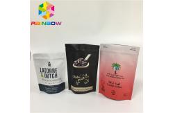 China MOPP Custom Printing Aluminum Foil Bags Moisture Proof Zipper Lock With Valve supplier