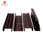 1mm Thick Brown Anodized Aluminum Window Extrusion Profiles For Thailand Market for sale