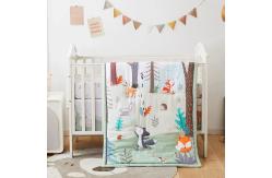 China 3 Piece Soft Crib Bedding Set Baby Crib Sets With Cartoon Style supplier