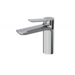 Single Lever Black Chrome Bathroom Tap Without Pull Rod for sale