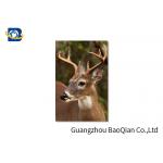 Animal Lenticular Greeting Cards , Deer 3D Greeting Cards For Christmas / New Year for sale