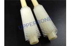 China Customized Size Tobacco Machinery Spare Parts White Plastic Custom Nylon Brushes supplier