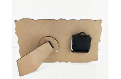 China Sublimation Electronic Digital Alarm Wooden Desk Clocks Custom supplier