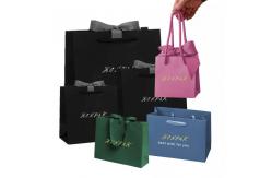 China Custom Thick Marble Printed Paper Carrier Bags 28x20x10cm 250g C1s Art Paper supplier