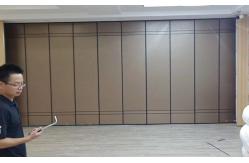 China Durable Mobile Partition Wall Panel For Auditorium / Classroom Removable Doors supplier