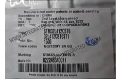 China 128KB Flash Microcontroller MCU STM32L412CBT6 80MHz Microcontroller Chip LQFP48 supplier