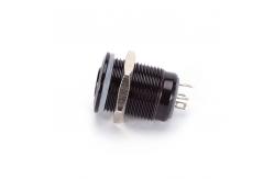 China High Quality 2 Pin On Off Aluminum Push Button Switch IP67 Protection supplier