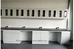 China School Rustproof Lab Island Bench , Durable Laboratory Cabinets And Countertops supplier