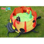 Waterproof Inflatable Bounce House Children Bouncer Cartoon Ladybug Jumping Bed Slide