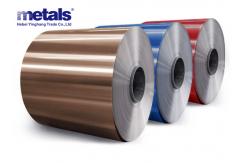 China Prime Pre Painted Galvalume PPGI Steel Coils Sheet GL AZM60 35um Polyster supplier