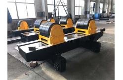 China 60T Automatic Conventional Pipe Rotator Welding , Yellow Pipe Turning Rolls supplier