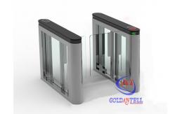 China Strong Single Lane Swing Barrier Gate Anti Pinch Function For Luggage Access supplier