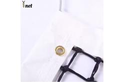 China 12.8*1.07m Portable Practice Net PE Tennis Training Nets Black supplier