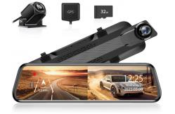 China HD 10 Touch Screen Rear View Mirror Camera Car Electronics Accessories supplier