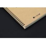 Printing Logo Spiral Bound Notebook , Blank Kraft Journals OEM / ODM Available