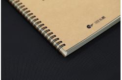 China Printing Logo Spiral Bound Notebook , Blank Kraft Journals OEM / ODM Available supplier