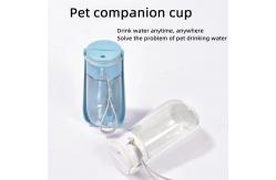 China Portable Flip Folding Water Cup Pet For Traveling ABS supplier