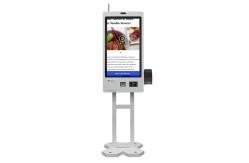 China Self Ordering Ticket Dispensing Machine Barcode Scanner Kfc Self Service Kiosk supplier